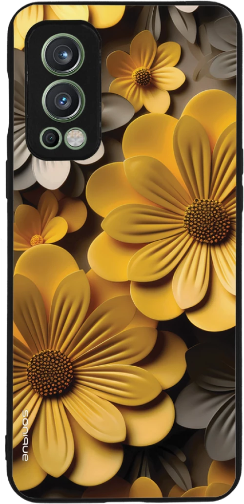 Θήκη Sonique 3D Flower Series για OnePlus Nord 2 5G Κίτρινο