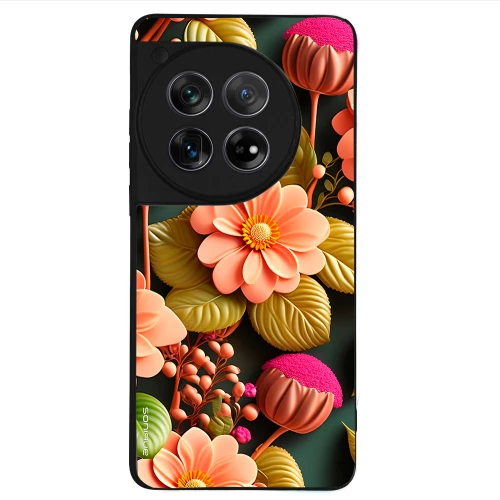 Θήκη Sonique 3D Flower Series για OnePlus 12 5G Σομόν
