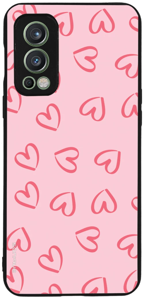 Θήκη Sonique Heart Series για OnePlus Nord 2 5G Ροζ