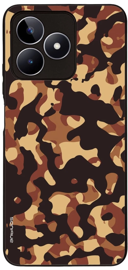 Θήκη Sonique Camouflage Army Series για Realme C51 / Realme C53 / Realme Note 50 Καφέ 01
