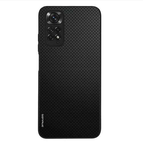 Θήκη Sonique Carbon Series για Xiaomi Redmi Note 11 4G / Redmi Note 11S Μαύρο 01