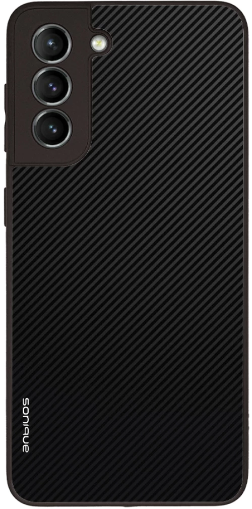 Θήκη Sonique Carbon Series για Samsung Galaxy S21 Μαύρο