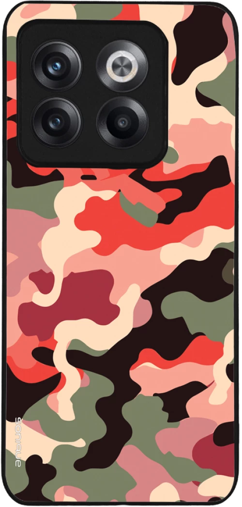 Θήκη Sonique Camouflage Army Series για OnePlus OnePlus 10T Κόκκινο