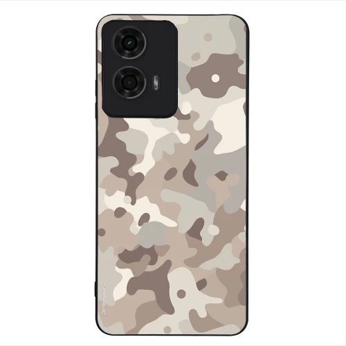 Θήκη Sonique Camouflage Army Series για Motorola Moto G04 4G / Moto G04s 4G / Moto G24 4G / Moto E14 4G Μπεζ