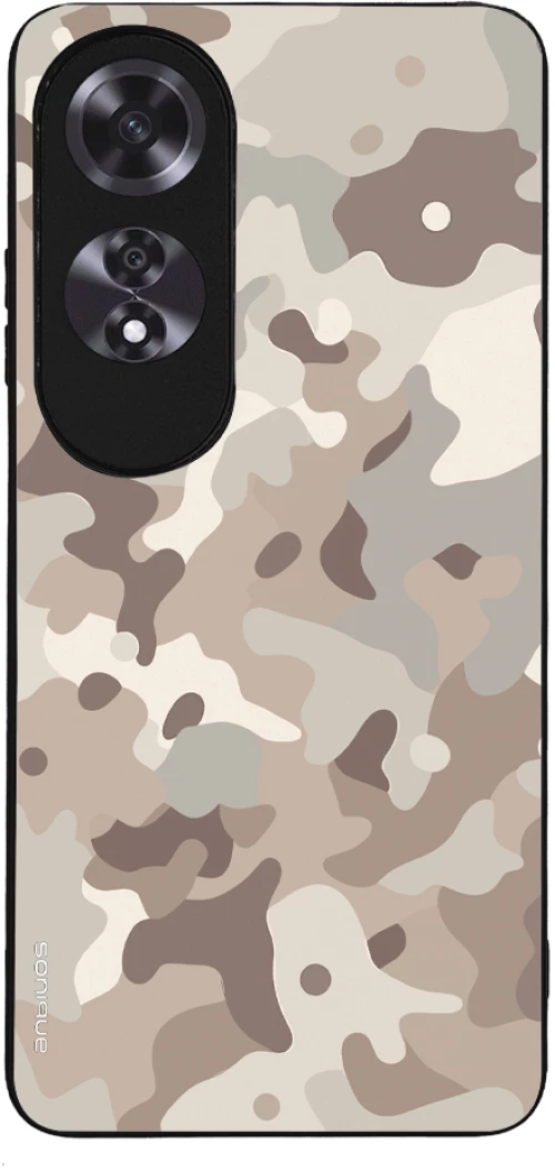 Θήκη Sonique Camouflage Army Series για Oppo A60 Μπεζ