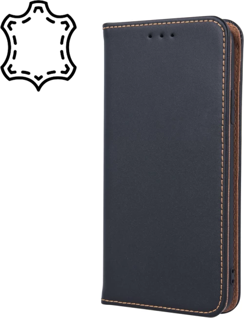 Genuine Leather Smart Pro case for Samsung Galaxy S8 black