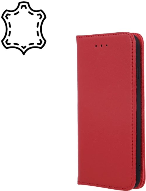 Genuine Leather Smart Pro case for Samsung Galaxy A51 maroon