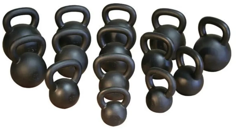 Kettlebell 24kg Black Mat Optimum