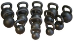 Kettlebell 24kg Black Mat Optimum