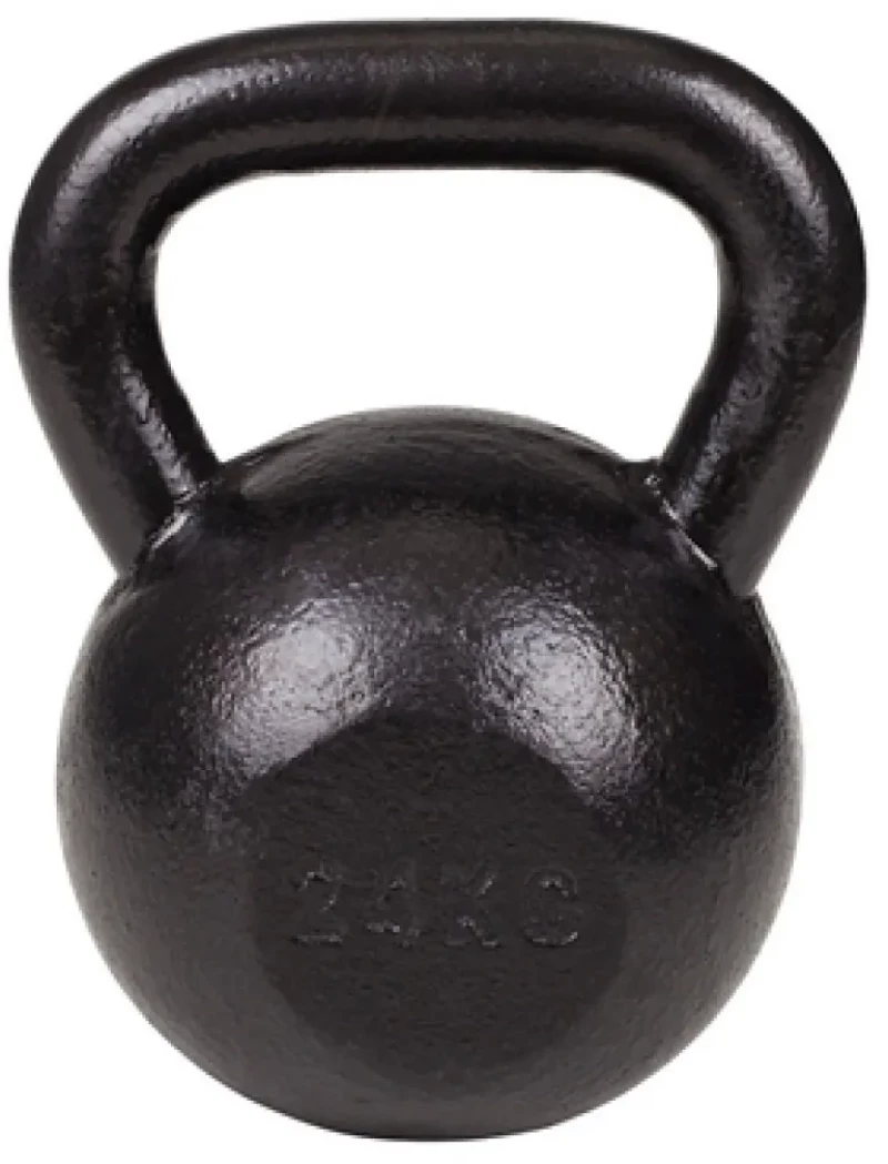 Kettlebell 24kg Black Mat Optimum