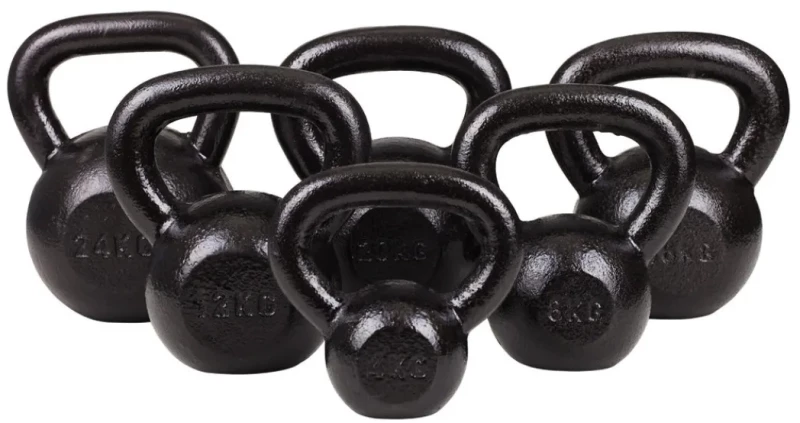 Kettlebell 24kg Black Mat Optimum