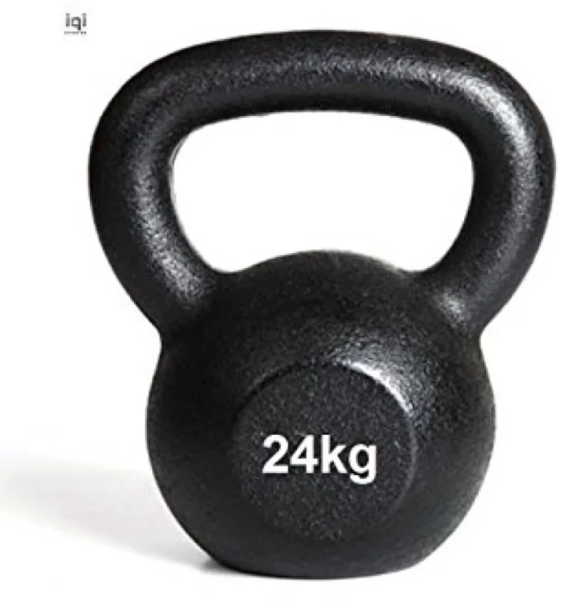 Kettlebell 24kg Black Mat Optimum