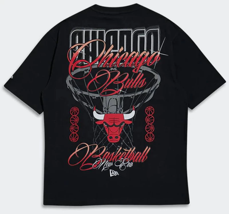 NEW ERA NBA FONT GRAPHC TEE CHIBUL - 60596429