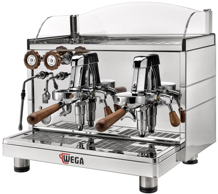 Ημιαυτόματη μηχανή καφέ espresso WEGA Mininova Inox Classic ΕΜΑ/2