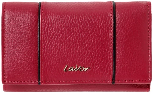 Lavor Δερμάτινο Γυναικείο Πορτοφόλι με RFID Κόκκινο 6075