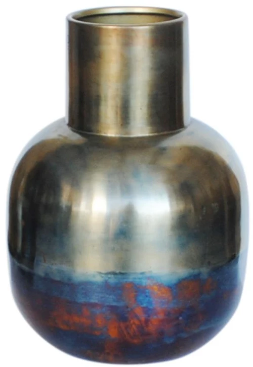 Βάζο μεταλλικό bronze Φ21Η29cm
