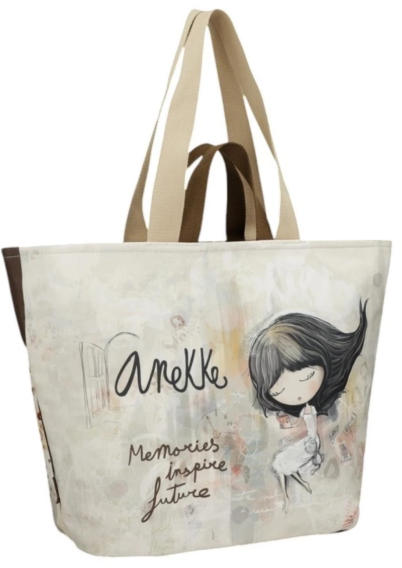 Τσάντα Θαλάσσης Anekke Memories 40494-212 Μπεζ Μπεζ