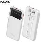 Power Bank WK 10000mAh 22,5W PDx1 & QC3.0x1 White WP-63