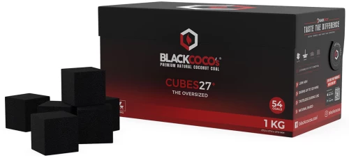 Κάρβουνα Ναργιλέ Blackcoco's 1kg 27mm