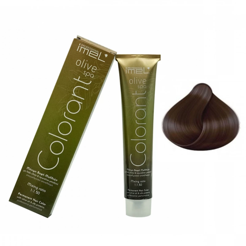 IMEL Μόνιμη Βαφή Μαλλιών COLORANT Olive Spa 7.91 Ξανθό Καφέ Πάγος (Ice Chestnut Blonde) 100ml