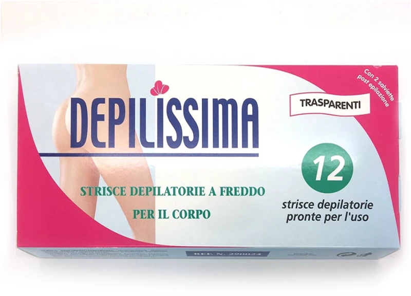 DEPILISSIMA Ταινίες Αποτρίχωσης Σώματος COLD WAX 12τμχ