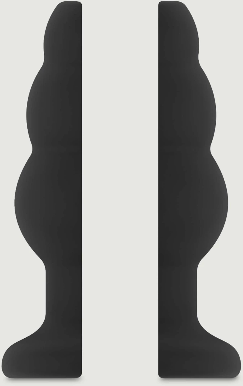 Ανοιχτή Πρωκτική Σφήνα No. 49 Sono Small Hollow Tunnel Butt Plug - Μαύρη