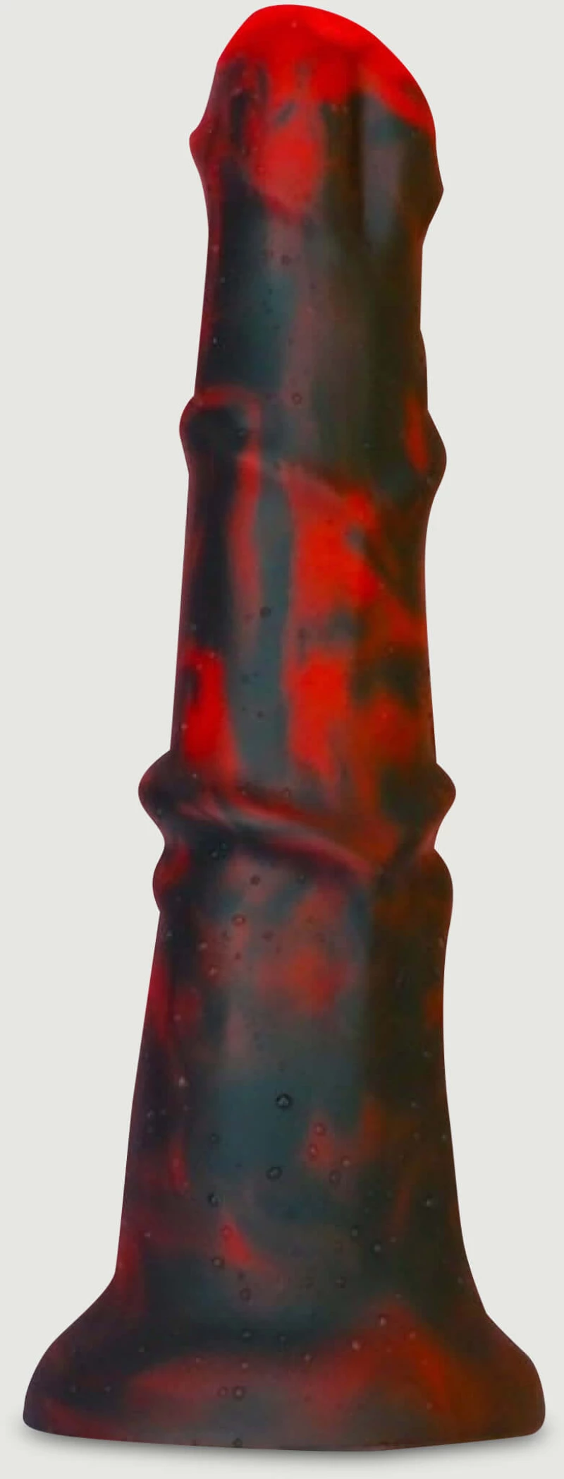 Dildo Δράκου Σιλικόνης Dragon Zirg Silicone Dildo 22 x 5 cm - Κόκκινο/Μαύρο