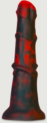 Dildo Δράκου Σιλικόνης Dragon Zirg Silicone Dildo 22 x 5 cm - Κόκκινο/Μαύρο