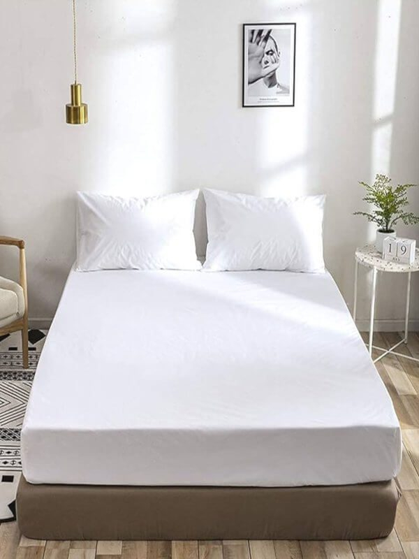 Αδιάβροχες Μαξιλαροθήκες Jersey Σετ Βαμβακερές 2 σε 1 Γαρύφαλλο 50x70