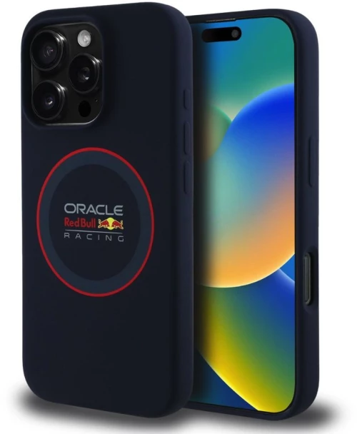 Red Bull® Red Ring MagSafe Θήκη για iPhone 16 Pro Max- Navy Blue (RBHMP16X24SIILVR)