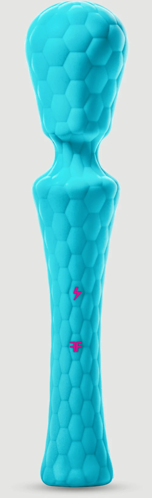 Premium Πανίσχυρη Συσκευή Μασάζ Σιλικόνης FemmeFunn Ultra Wand XL Powerful Silicone Massage Vibrator - Τυρκουάζ