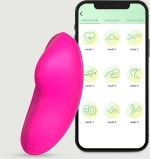 Ασύρματος Δονητής Εσωρούχου με Application Panty Silicone App Based Vibrator - Ροζ