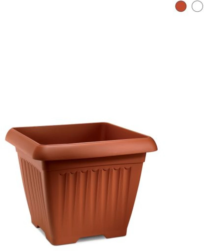 PLASTONA Corfu 745 Γλάστρα Τετράγωνη 45lt 45x45x37cm