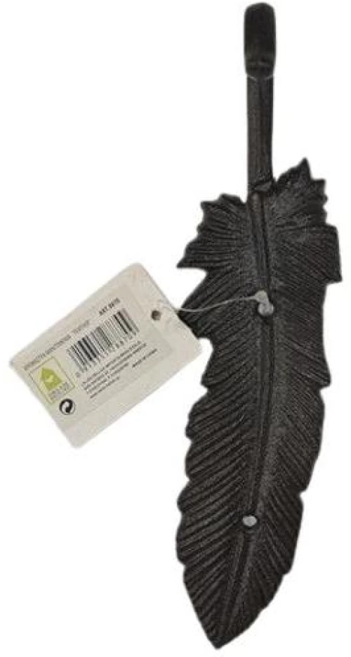 Lalos Κρεμάστρα Μαντεμένια 20cm Feather - Φτερό Καφέ Σκούρο 8870-1