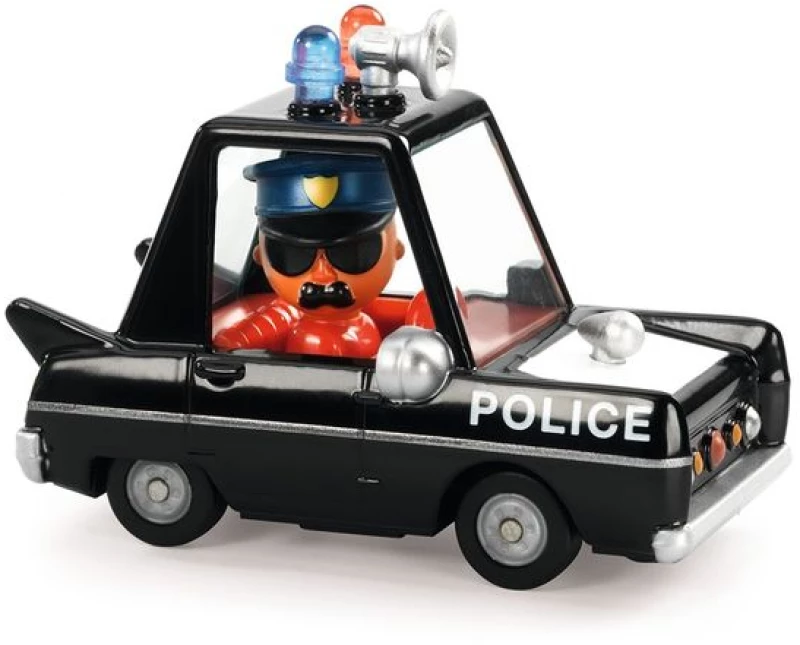 Djeco Αυτοκίνητο Με Φιγούρα Hurry Police 05473