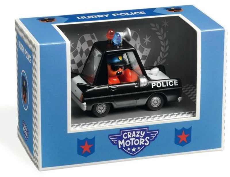 Djeco Αυτοκίνητο Με Φιγούρα Hurry Police 05473