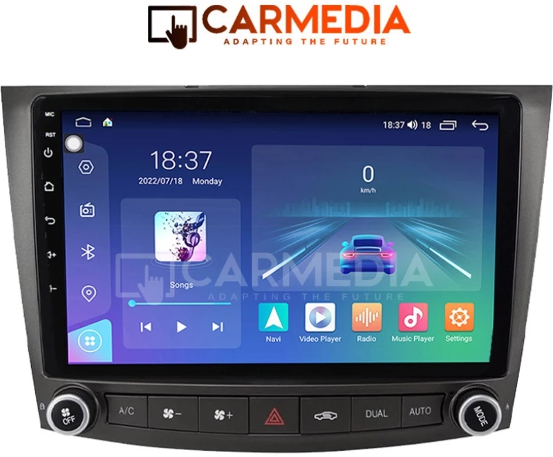 CARMEDIA CM20810-13 TABLET 10'' OEM LEXUS IS 2005-2013