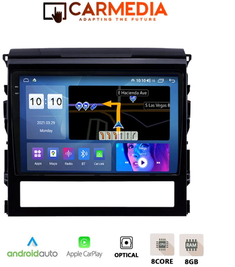 CARMEDIA CMDU4095-5 PRO PLUS TABLET 9.5'' OEM TOYOTA LANDCRUISER 2016-2019