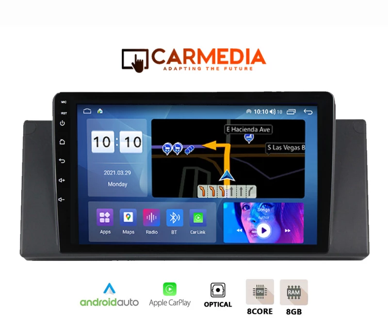 CARMEDIA CMDU8095-6 PRO PLUS TABLET 9.5'' OEM BMW SERIES 5 (E39) 1997-2005 | X5 (E53) 1999-2006