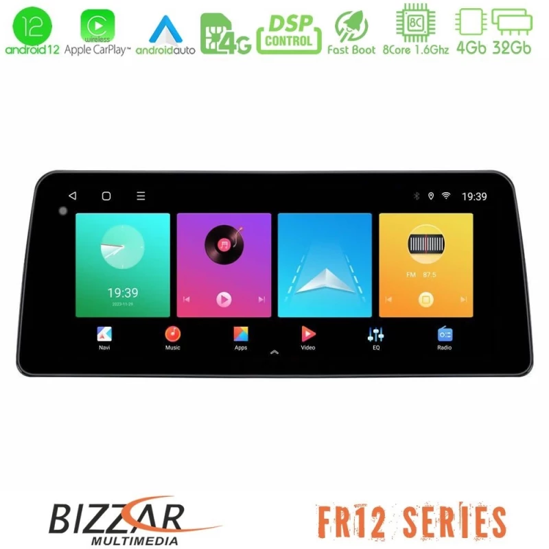 Bizzar Car Pad FR12 Series Mercedes Sprinter/VW Crafter 2006-2018 8core Android 12 4+32GB Navigation Multimedia Tablet 12.3"