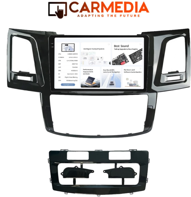 CARMEDIA CMDU4095-5 PRO PLUS TABLET 9.5'' OEM TOYOTA HILUX 2005-2011 CLIMA