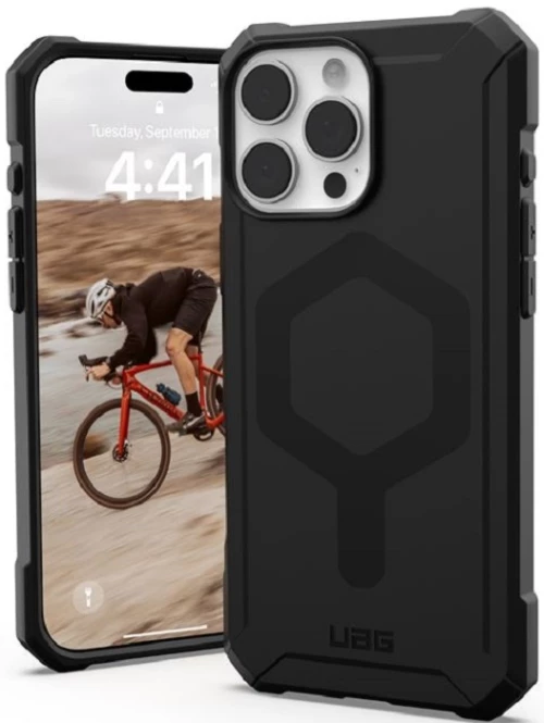 Ανθεκτική MagSafe Θήκη Σιλικόνης - Apple iPhone 16 Pro Max - UAG Essential Armor - Black (114449114040)