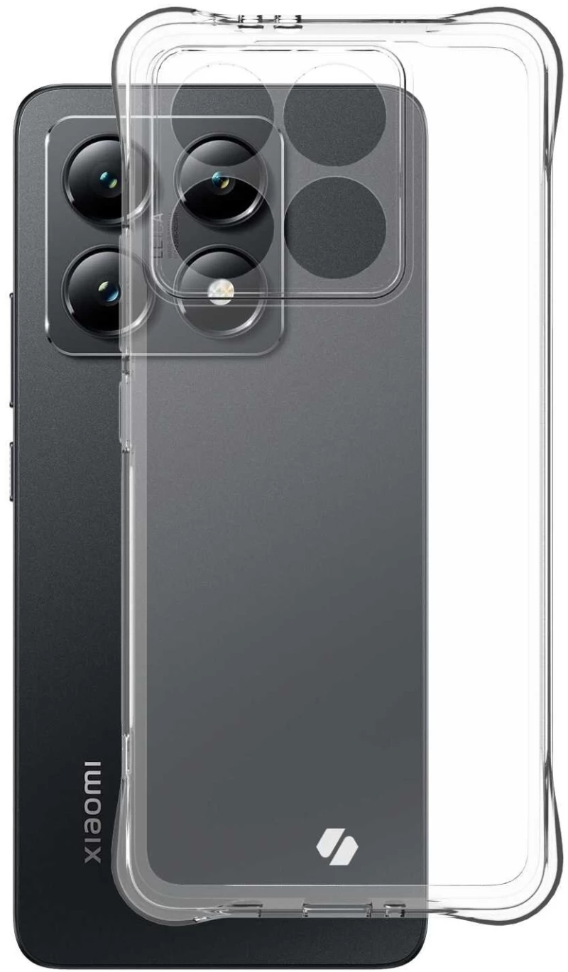 Θήκη Xiaomi 14T Spacecase Anti-Shock Διάφανη Σιλικόνης 1mm - Clear (5905719112981)