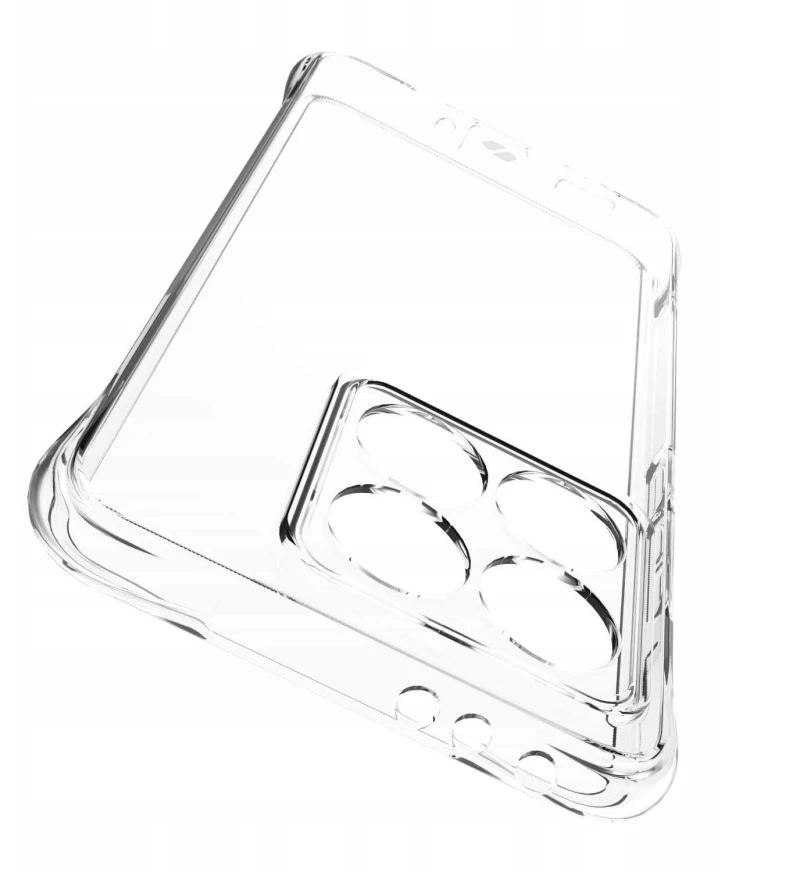 Θήκη Xiaomi 14T Spacecase Anti-Shock Διάφανη Σιλικόνης 1mm - Clear (5905719112981)