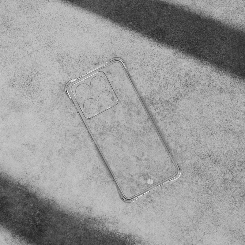 Θήκη Xiaomi 14T Spacecase Anti-Shock Διάφανη Σιλικόνης 1mm - Clear (5905719112981)
