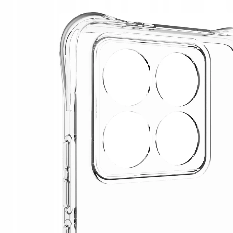 Θήκη Xiaomi 14T Spacecase Anti-Shock Διάφανη Σιλικόνης 1mm - Clear (5905719112981)