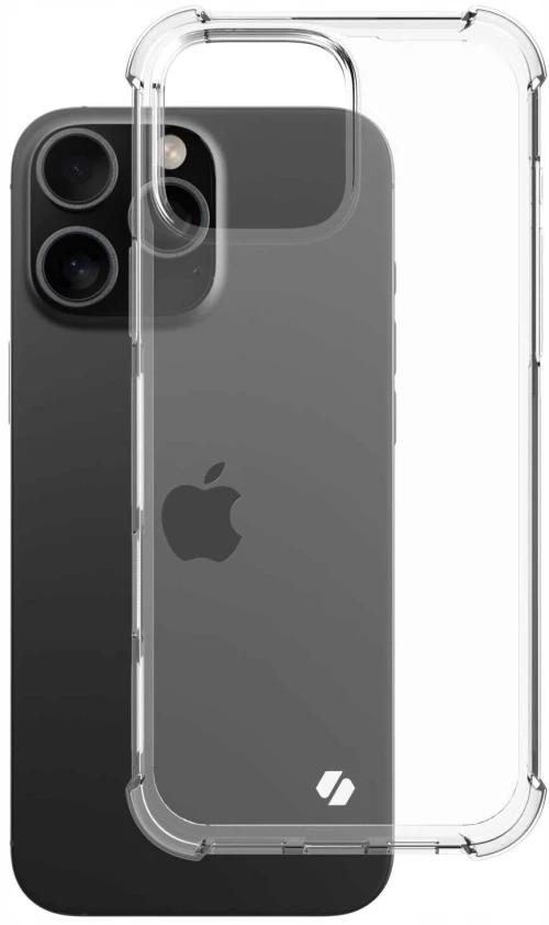 Θήκη iPhone 16 Pro Max Spacecase Anti-Shock Διάφανη Σιλικόνης 1mm - Clear (5905719111748)