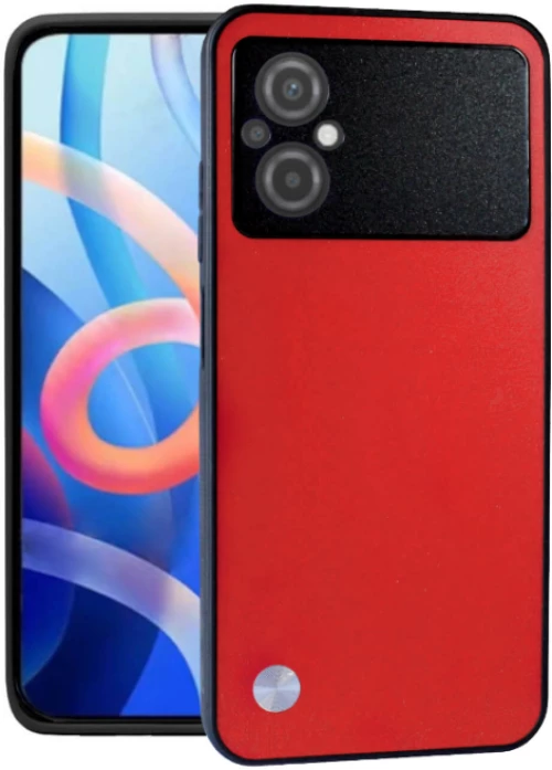 Θήκη Xiaomi Poco M5 Bodycell Vegan Cover Σκληρή - Red (5206015078361)