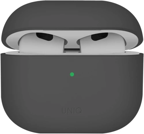 Θήκη AirPods 4th Gen Uniq Lino Σκληρή - Grey (UNIQ-AIRPODS(2024)-LINOGRY)