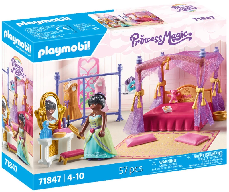 PLAYMOBIL PRINCESS MAGIC ΒΑΣΙΛΙΚΟ ΥΠΝΟΔΩΜΑΤΙΟ ΜΕ ΒΕΣΤΙΑΡΙΟ (#71847)